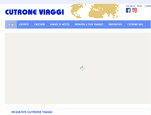 Tablet Screenshot of cutroneviaggi.com